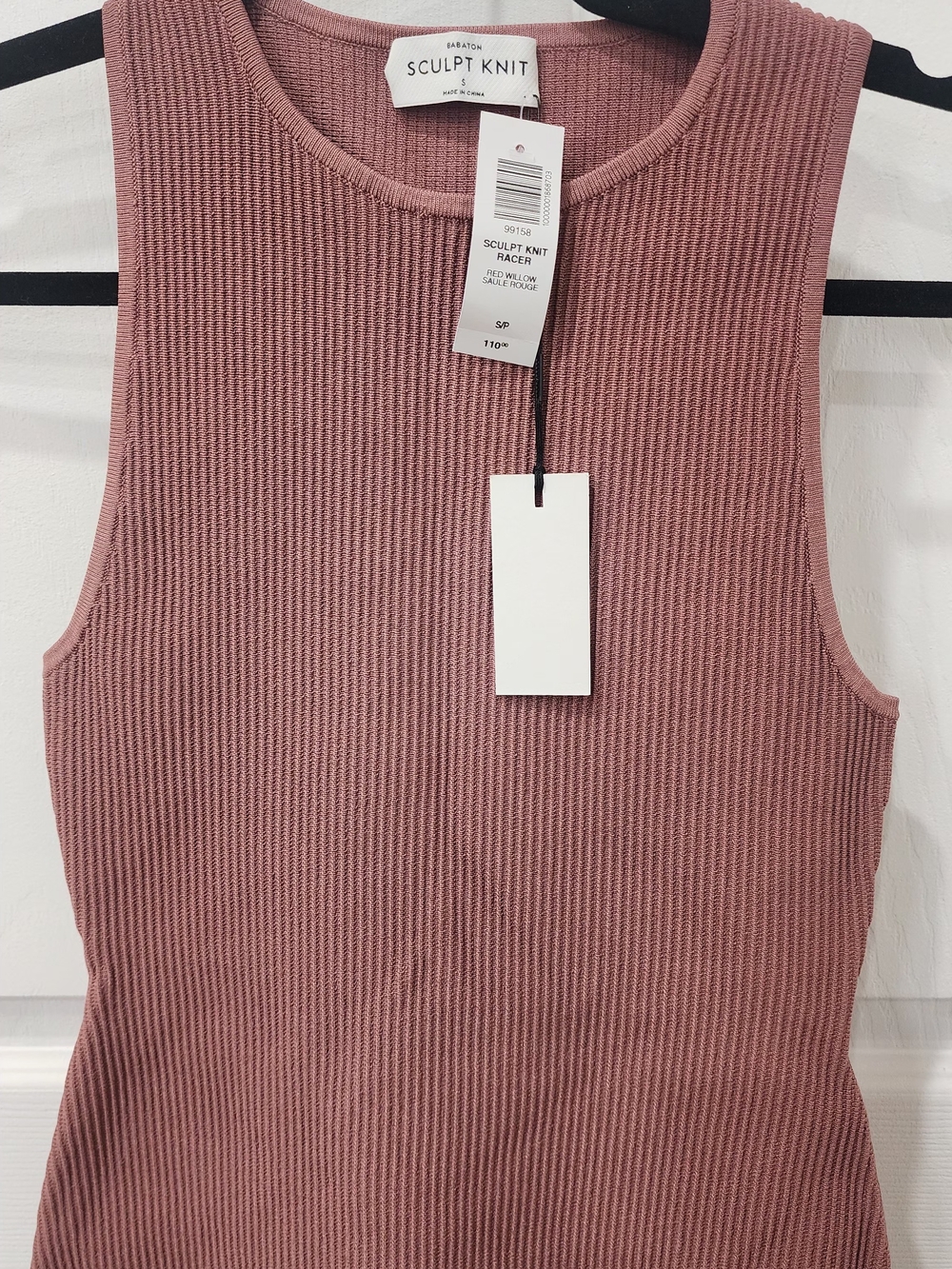 Babaton Sculpt Knit Racer Sweater - Dusty Rose - Picture 4 of 4